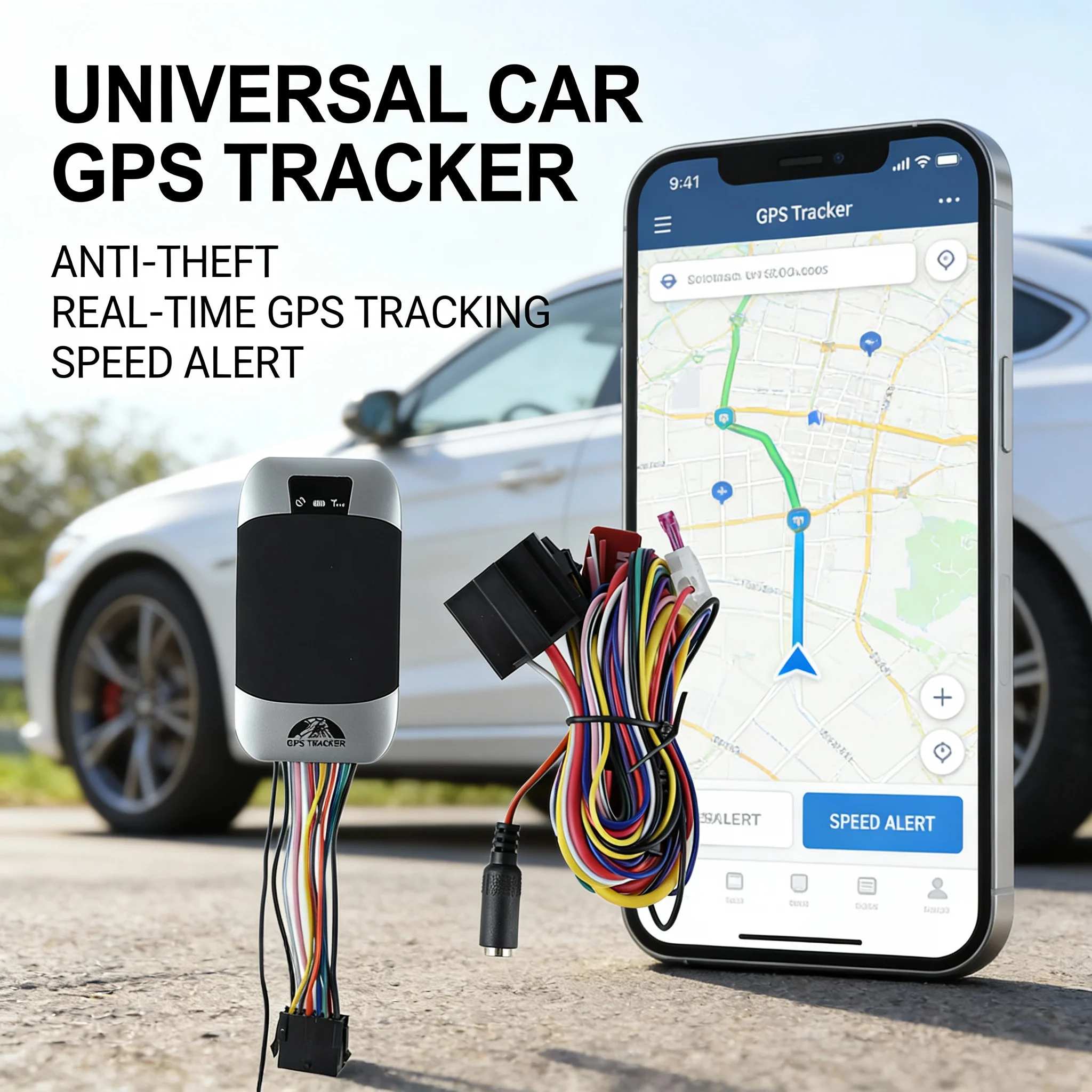 Anti-Theft Vehicle GPS Positioning, Anti-Lost, Portable, Car