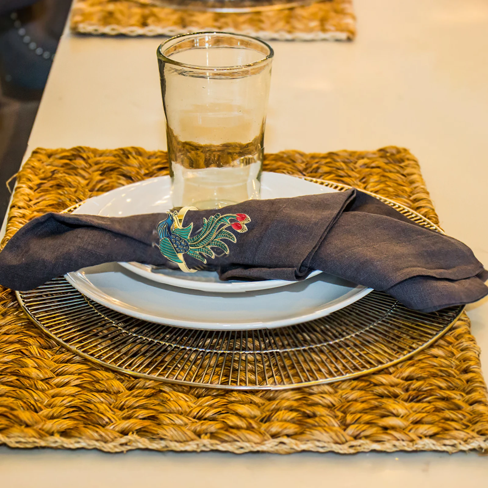 6pcs Napkin Rings Alloy Material Sturdy Wear Resistant Unique Design Family Gatherings Parties Weddings Practical
6pcs Napkin Rings Alloy Material Sturdy Wear Resistant Unique Design Family Gatherings Parties Weddings Practical