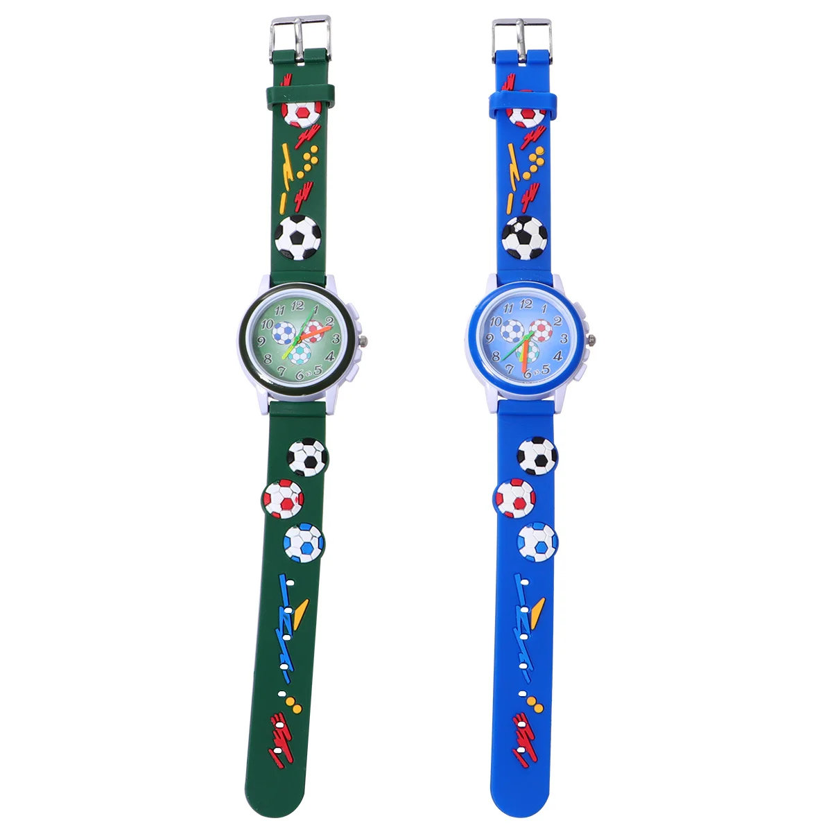 2Pcs 3D Wrist Watch Cartoon Pattern Creative Durable Accurate Timekeeping Lovely Gift for Random Color
2Pcs 3D Wrist Watch Cartoon Pattern Creative Durable Accurate Timekeeping Lovely Gift for Random Color