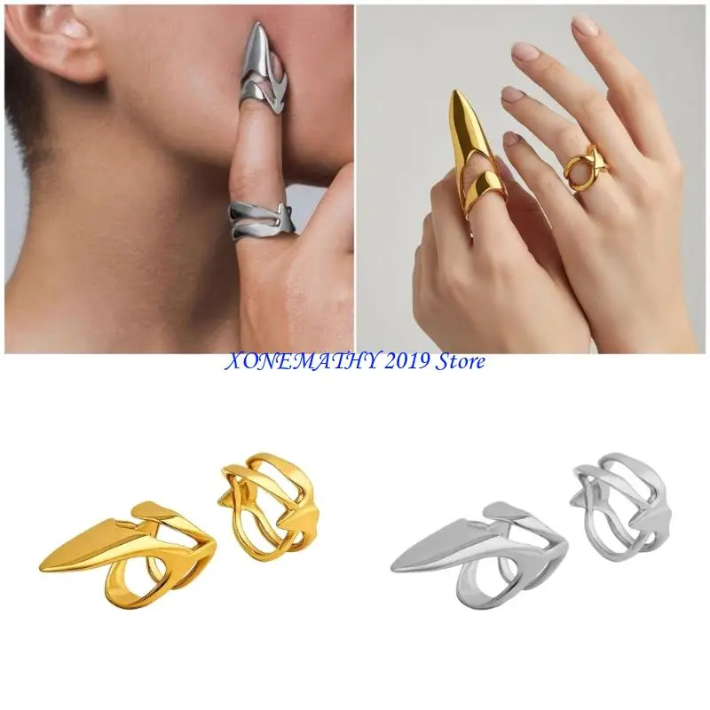 F42F Rings Claw Jewelry Alloy Texture for Cosplay Lovers and Party
F42F Rings Claw Jewelry Alloy Texture for Cosplay Lovers and Party