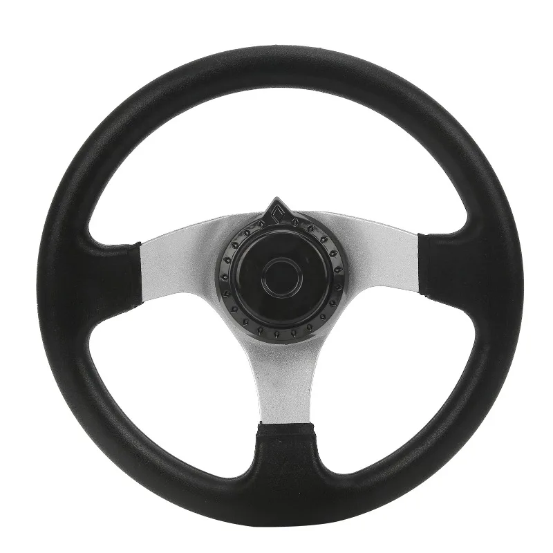 11.8-Inch Steering Wheel with Cap Assembly - Durable DIY-Ready Part, Suitable for Chinese Go-Kart, Karting, ATV, UTV & Bike Comp 
11.8-Inch Steering Wheel with Cap Assembly - Durable DIY-Ready Part, Suitable for Chinese Go-Kart, Karting, ATV, UTV & Bike Comp
