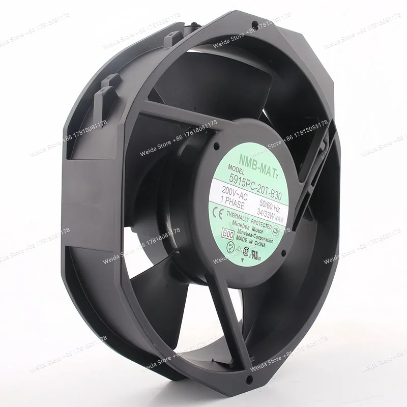 5915PC-23T-B30 A brand new original NMB AC230V frequency converter Cooling fan 17238 motor
5915PC-23T-B30 A brand new original NMB AC230V frequency converter Cooling fan 17238 motor
