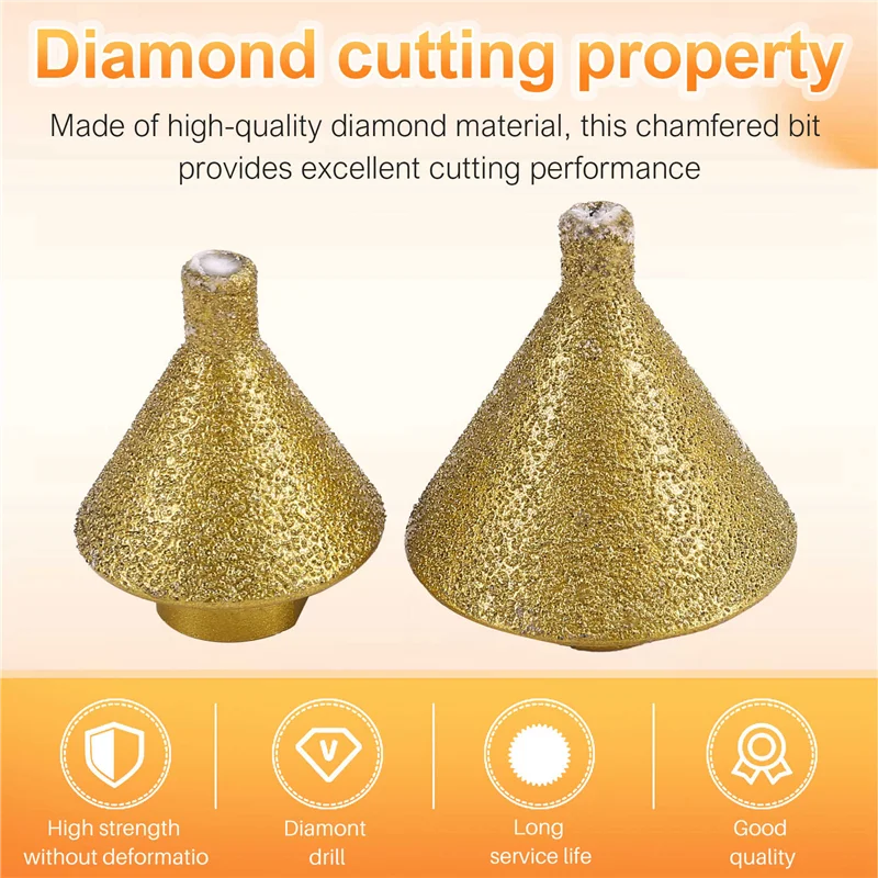 LLCS-2PCS Diamond Beveling Chamfer Bit For Angle Grinder M10 38Mm 50Mm Adapter Hole Opener Chamfering Grinding Drill Bit
LLCS-2PCS Diamond Beveling Chamfer Bit For Angle Grinder M10 38Mm 50Mm Adapter Hole Opener Chamfering Grinding Drill Bit