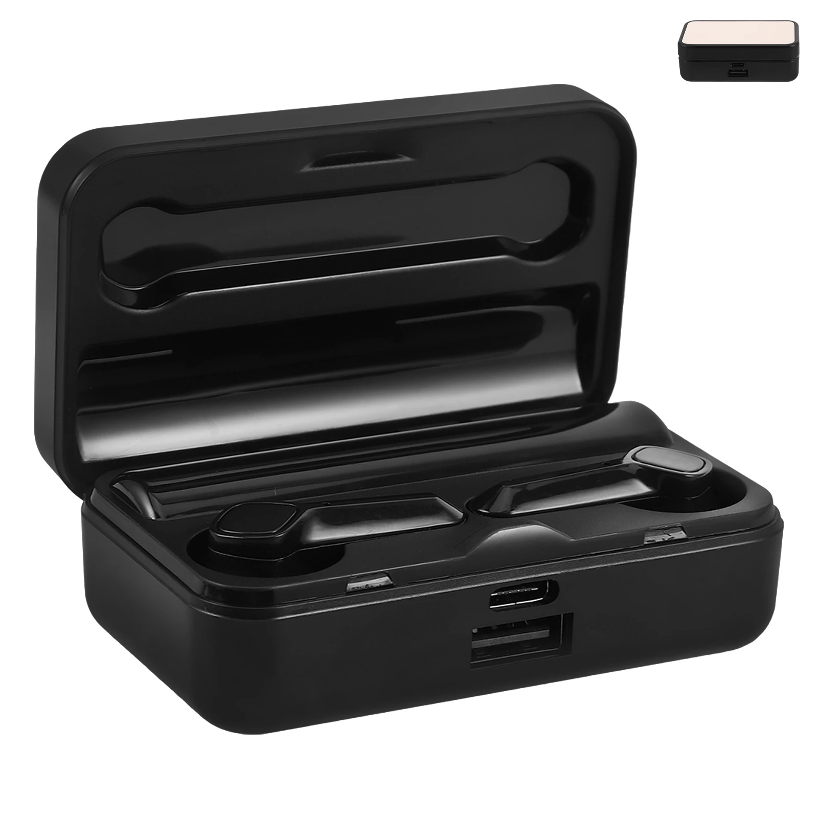 Earphone Mirror Display Wireless Dual Ear Highdefinition Sound Stable Connection Gaming Earbuds Practical Earbuds
Earphone Mirror Display Wireless Dual Ear Highdefinition Sound Stable Connection Gaming Earbuds Practical Earbuds