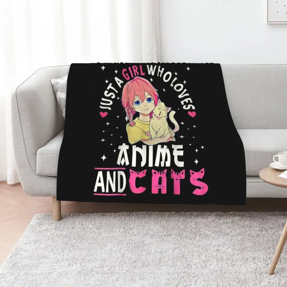 Just A Girl Who Loves Anime And Cats. Anime Stuff Anime Cat T-Shirt Throw Blanket Bed Fashionable Hairy Shaggy Blankets
Just A Girl Who Loves Anime And Cats. Anime Stuff Anime Cat T-Shirt Throw Blanket Bed Fashionable Hairy Shaggy Blankets