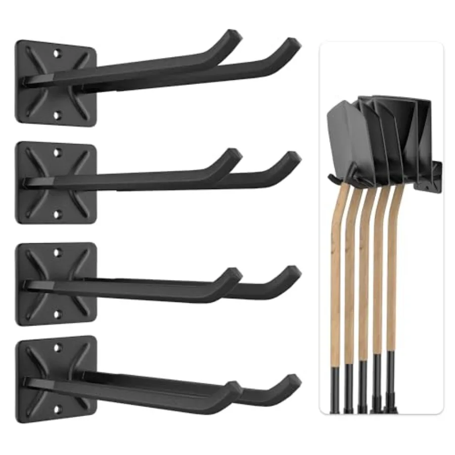 Garage Storage Hooks Heavy Duty Steel Tool Organizer 12.4 Inch Wall Mount Hangers Racks for Car Tires Ladders Chairs Ropes and
Garage Storage Hooks Heavy Duty Steel Tool Organizer 12.4 Inch Wall Mount Hangers Racks for Car Tires Ladders Chairs Ropes and