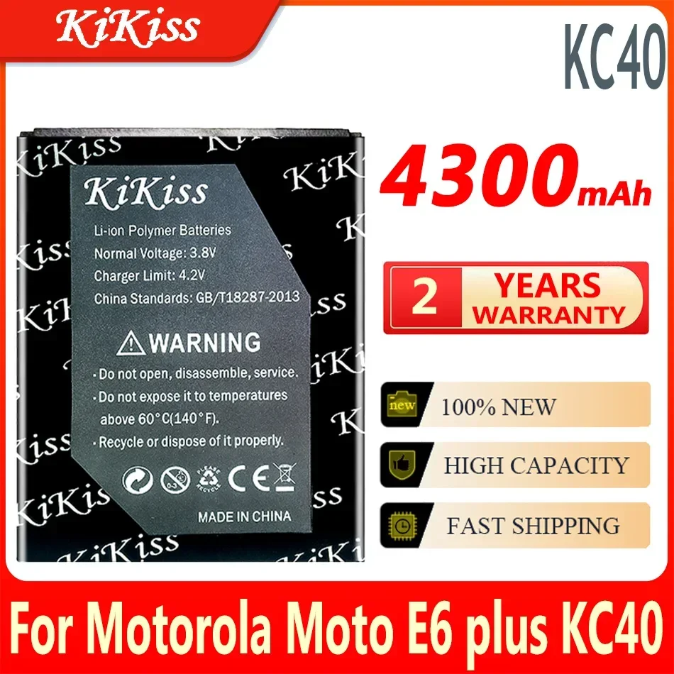 4300 мАч KiKiss KC40 KC 40 аккумулятор для Motororola Moto E6 PLUS E6PLUS XT2025-1 XT2025-2 E6PLUS Сменный аккумулятор для мобильного телефона
4300 мАч KiKiss KC40 KC 40 аккумулятор для Motororola Moto E6 PLUS E6PLUS XT2025-1 XT2025-2 E6PLUS Сменный аккумулятор для мобильного телефона