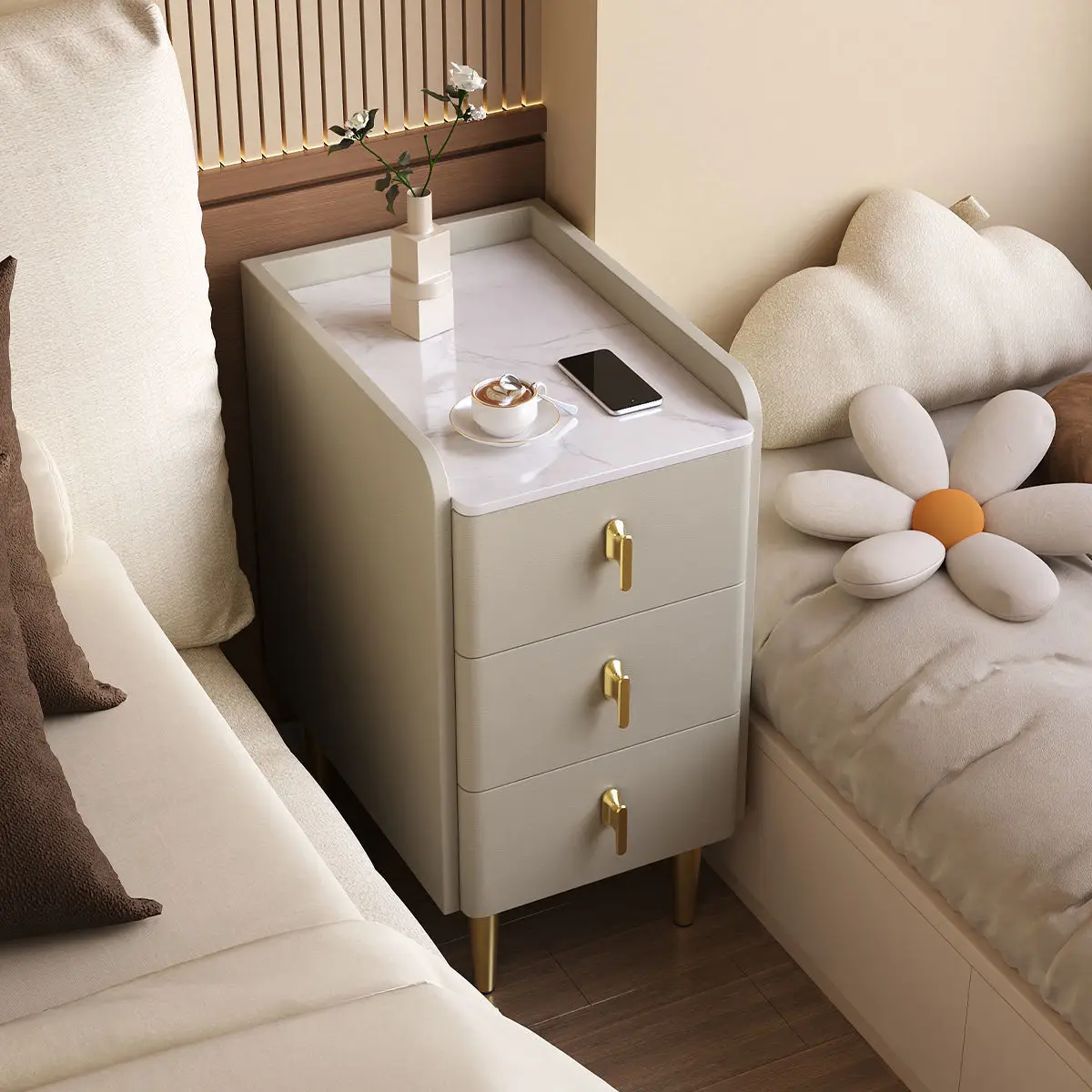 Супер узкая кровать из цельного дерева, домашняя спальня, простой современный маленький умный край, светлый роскошный шкафчик, прикроватная тумбочка
Супер узкая кровать из цельного дерева, домашняя спальня, простой современный маленький умный край, светлый роскошный шкафчик, прикроватная тумбочка