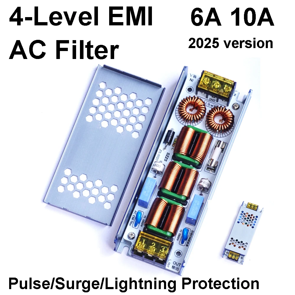 Фильтр EMI переменного тока 110V 220V 6A 10A 4 уровень EMI 110V 220V AC EMI Filter 6A 10A 4Stage EMI Filter Audio Amplifier Power Purifier Current Sound Pulse Surge & Lightning Protection
Фильтр EMI переменного тока 110V 220V 6A 10A 4 уровень EMI 110V 220V AC EMI Filter 6A 10A 4Stage EMI Filter Audio Amplifier Power Purifier Current Sound Pulse Surge & Lightning Protection