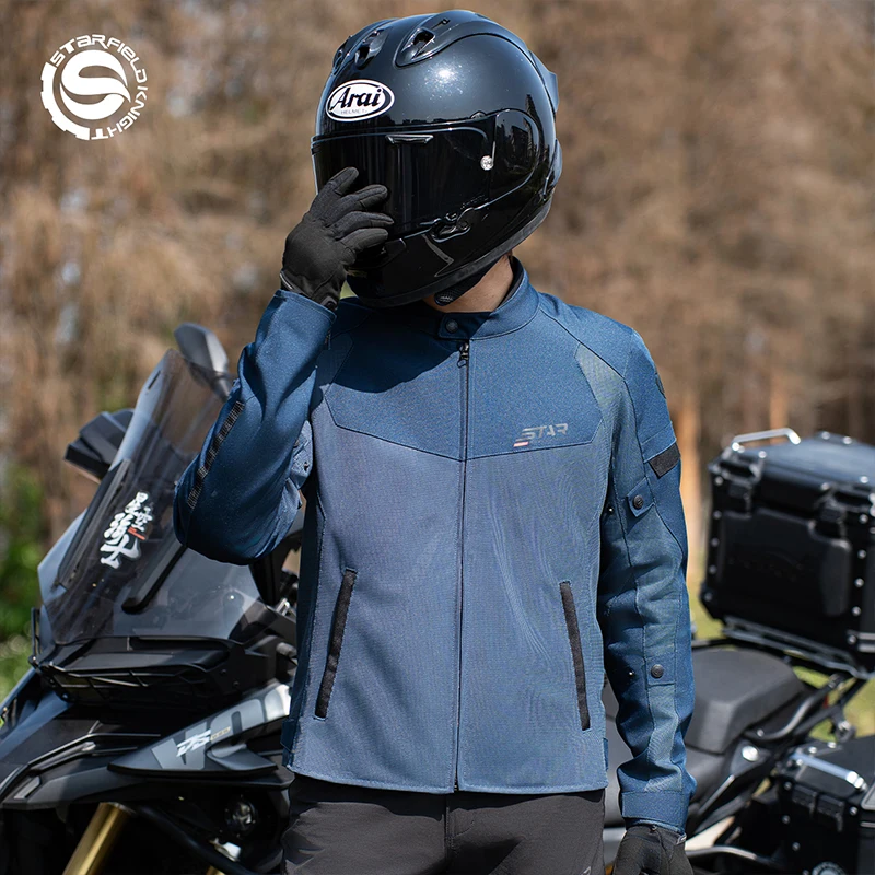 SFK New Motorcycle Jacket Men's Riding Equipment Clothes Spring&Summer Mesh Breathable With CE Body Protective Gears Accessories
SFK New Motorcycle Jacket Men's Riding Equipment Clothes Spring&Summer Mesh Breathable With CE Body Protective Gears Accessories