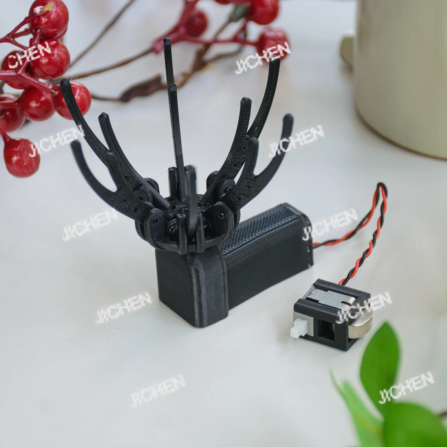 DIY Automatic Flowering Mechanical Device with Battery and Hair Clip Simulation Activity Petal Small Electric Flower Opener
DIY Automatic Flowering Mechanical Device with Battery and Hair Clip Simulation Activity Petal Small Electric Flower Opener