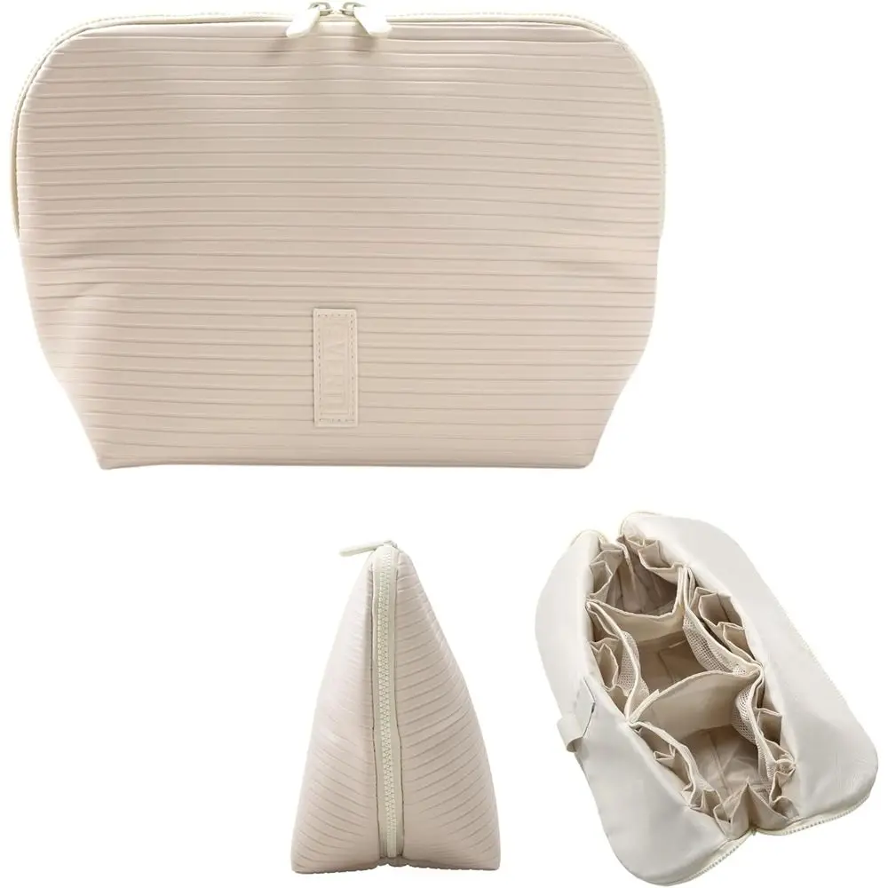 Vertical Waterproof Makeup & Toiletry Bag | 23-Pocket Organizer with Upright, Fold-Down Design for Skincare, Toiletrie
Vertical Waterproof Makeup & Toiletry Bag | 23-Pocket Organizer with Upright, Fold-Down Design for Skincare, Toiletrie