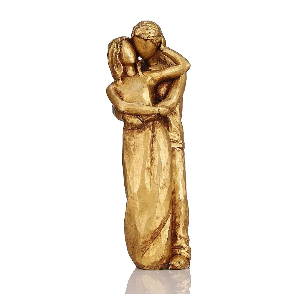Couple Statue Showpiece for Decoration and Gifting Purpose Home Decor Golden figure sculpture, home decoration
Couple Statue Showpiece for Decoration and Gifting Purpose Home Decor Golden figure sculpture, home decoration