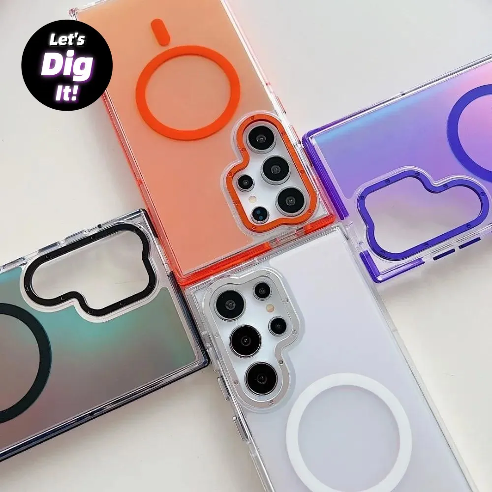 Metal Lens Magnetic Phone Case For Samsung Galaxy S25 S24 Ultra S23 Plus S22 S21 A53 A54 A55 Wireless Charging Discolour Cover
Metal Lens Magnetic Phone Case For Samsung Galaxy S25 S24 Ultra S23 Plus S22 S21 A53 A54 A55 Wireless Charging Discolour Cover