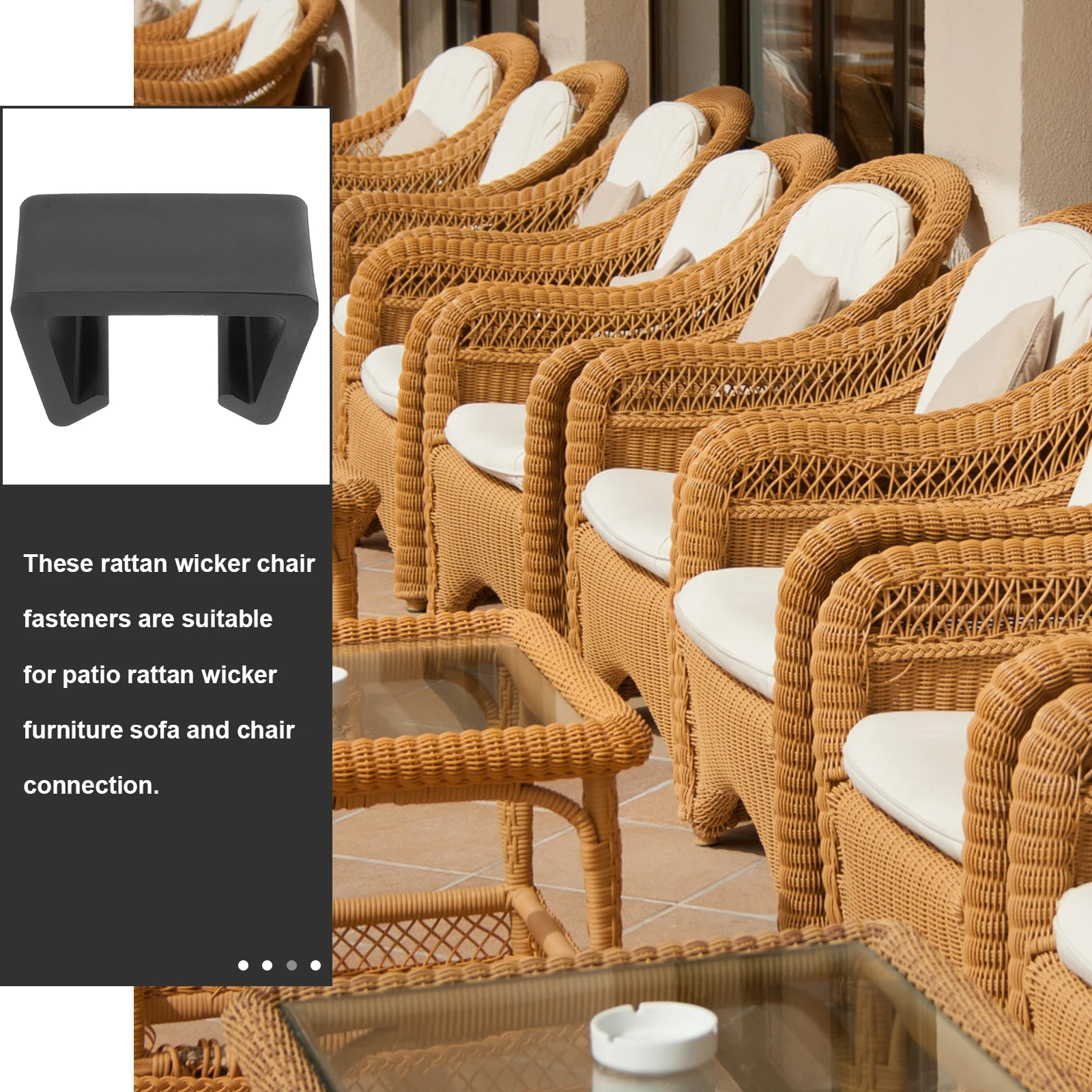 12 Pcs Clips Modular Garden Sofas Fastener For Wicker Furniture Chairs Black Outdoor Wicker Rattan Sofa Fasteners Easy Install 
12 Pcs Clips Modular Garden Sofas Fastener For Wicker Furniture Chairs Black Outdoor Wicker Rattan Sofa Fasteners Easy Install