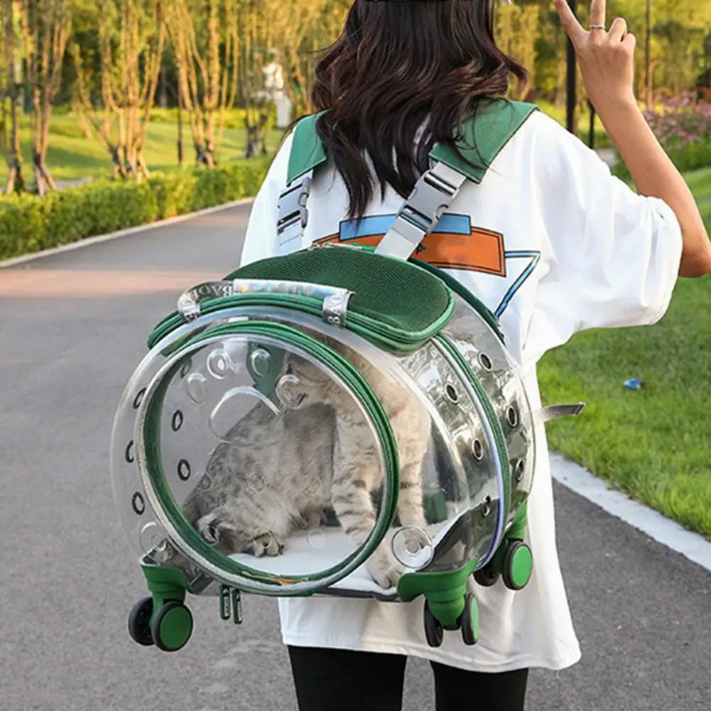 Pet Trolley Case with Ventilation Holes Portable Pet Trolley Case with Ventilation Holes Silent Wheels Travel Backpack for Cats
Pet Trolley Case with Ventilation Holes Portable Pet Trolley Case with Ventilation Holes Silent Wheels Travel Backpack for Cats