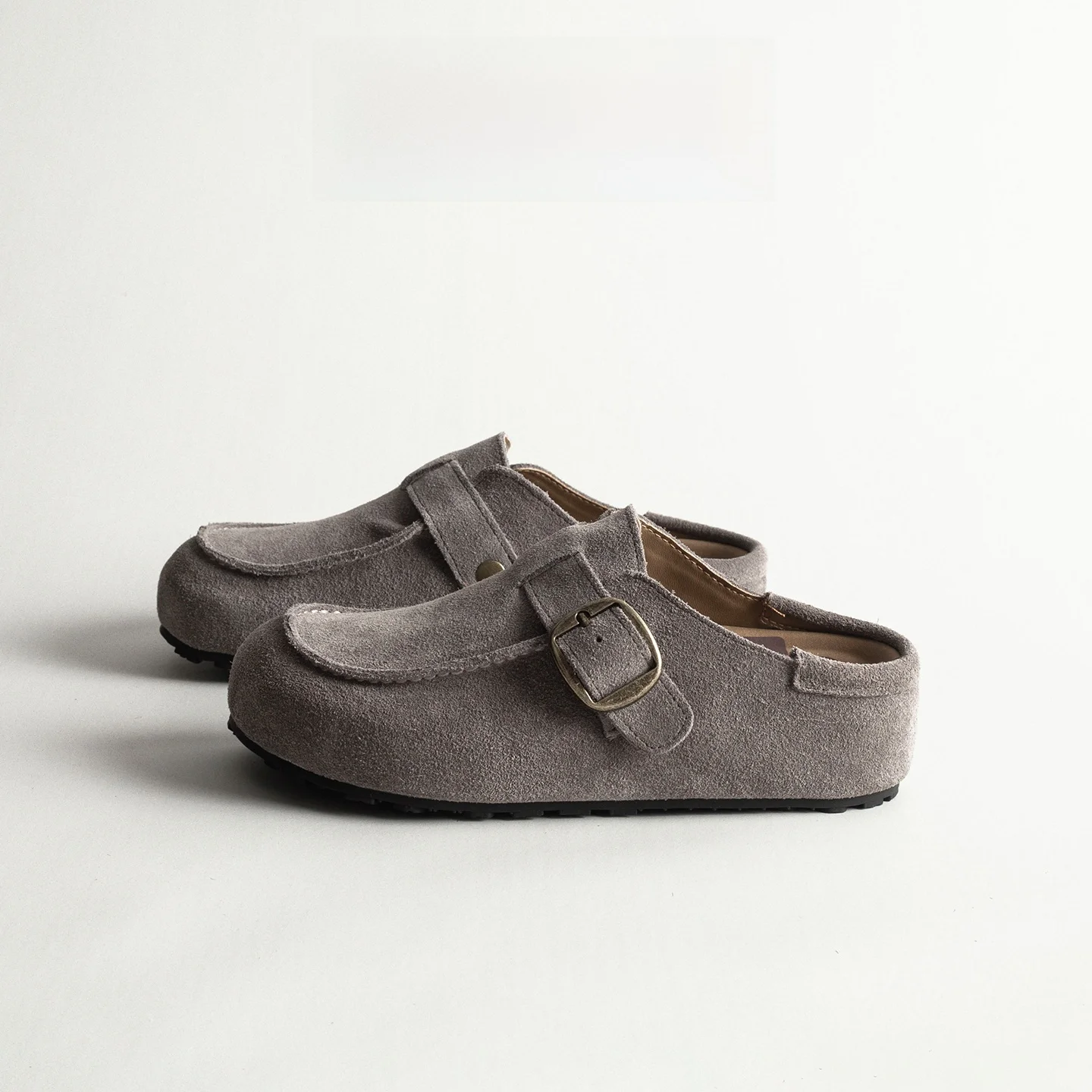 Women's Retro Thick Bottom Heightening Birkfoot Shoes Spring Outdoor Wear Slip-On Lazy Loafers Head Layer Cowhide Leather
Women's Retro Thick Bottom Heightening Birkfoot Shoes Spring Outdoor Wear Slip-On Lazy Loafers Head Layer Cowhide Leather
