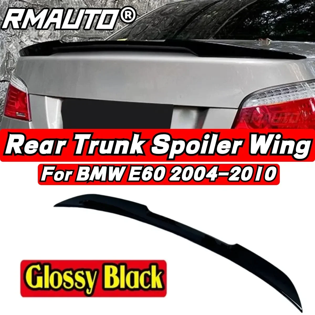 For BMW E60 5 Series 520i 525i 530i 540i 530d Rear Spoiler Body Kit M4 Style BMW E60 Car Rear Roof Spoiler Car Accessories
For BMW E60 5 Series 520i 525i 530i 540i 530d Rear Spoiler Body Kit M4 Style BMW E60 Car Rear Roof Spoiler Car Accessories