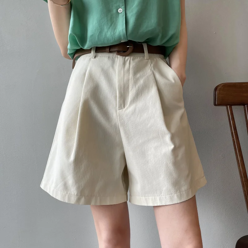 Women's Korean Oversized High Waist Cotton Shorts, Loose, Casual, Office, Summer Clothes, Y2K, 2024
Women's Korean Oversized High Waist Cotton Shorts, Loose, Casual, Office, Summer Clothes, Y2K, 2024