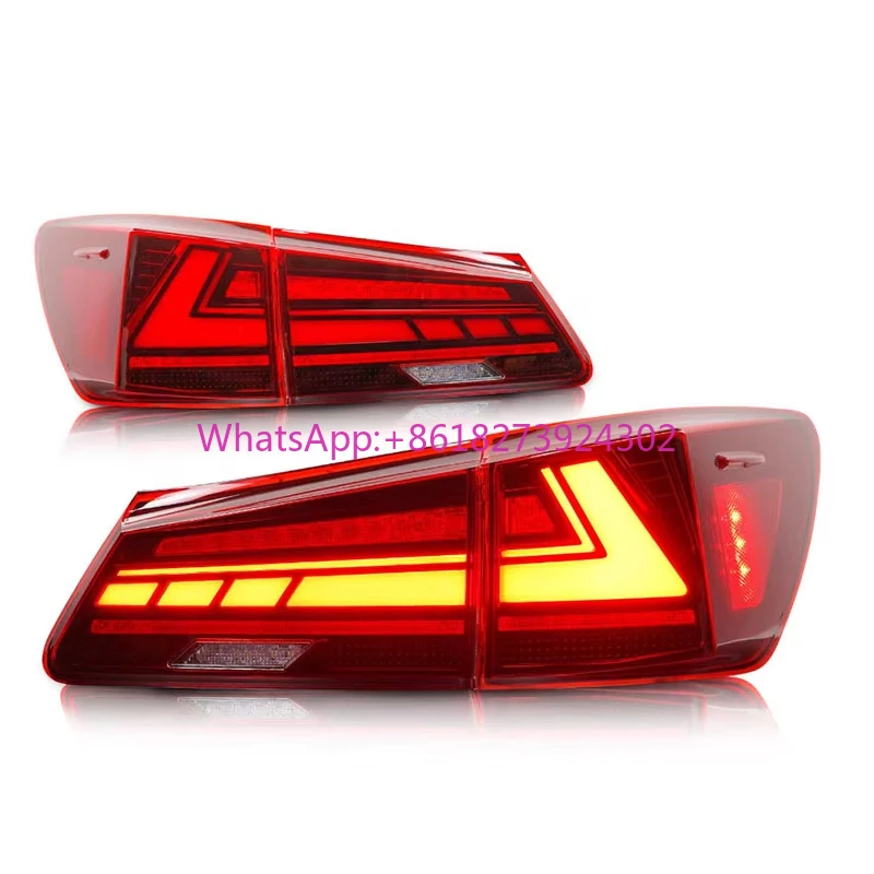 Auto for Lexus IS250 IS350 Taillights 06-12 and ISF Model( NOT Fit IS250C/IS350C) Modified LED Running Flowing Turn Signals
Auto for Lexus IS250 IS350 Taillights 06-12 and ISF Model( NOT Fit IS250C/IS350C) Modified LED Running Flowing Turn Signals