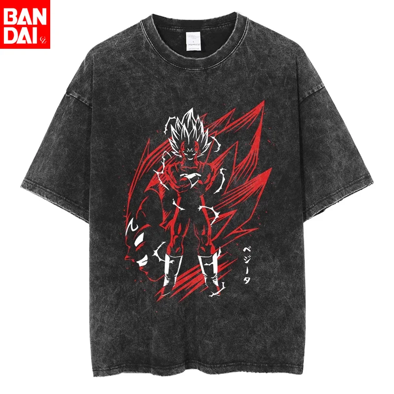 Dragon Ball Z Vegeta Super Saiyan Red White Vintage Washed T 2026 Summer Oversized Streetwear Anime Graphic Tee for Men Women
Dragon Ball Z Vegeta Super Saiyan Red White Vintage Washed T 2026 Summer Oversized Streetwear Anime Graphic Tee for Men Women