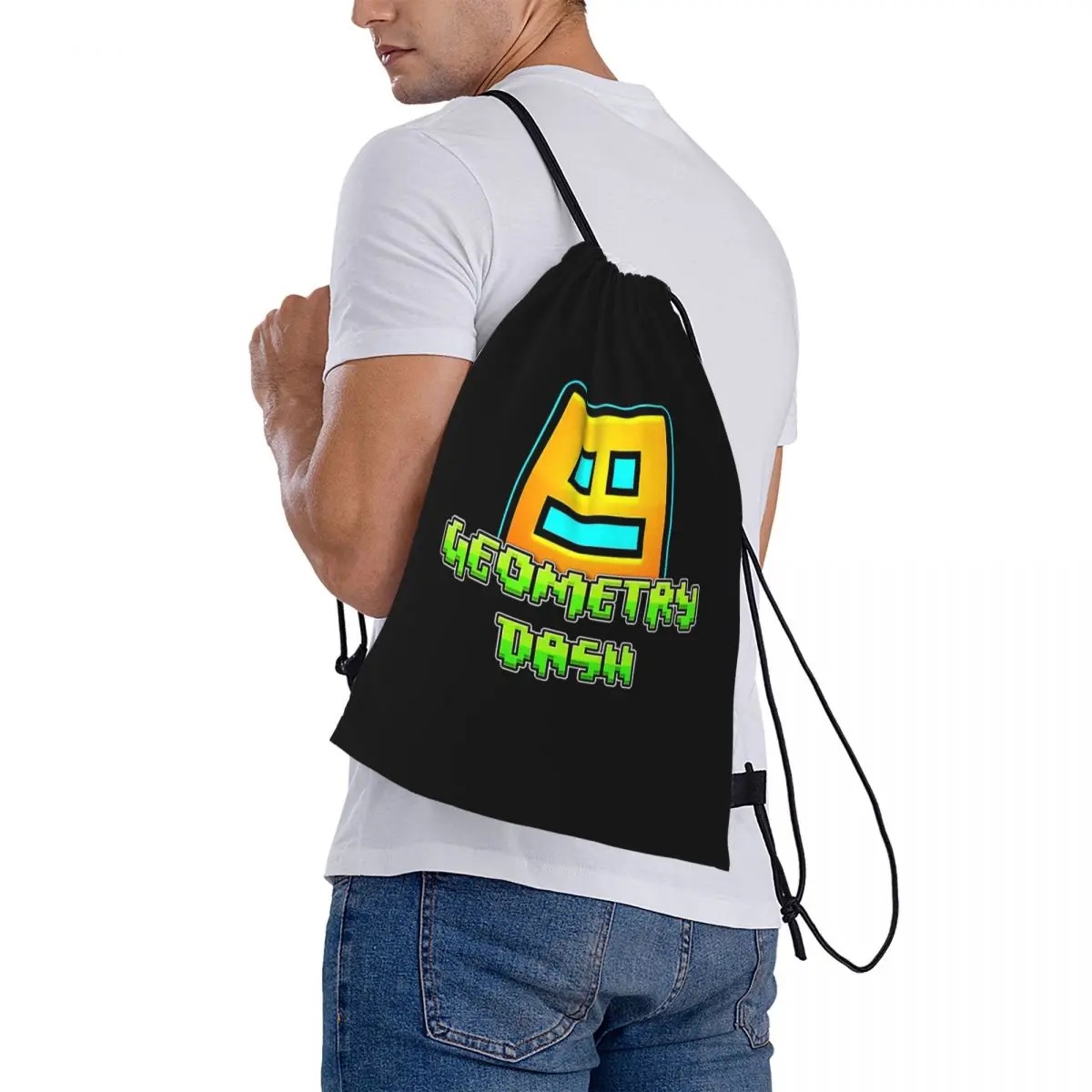 Video Game Geometry Dash Backpacks Multi-function Drawstring Bags Sports Bag Book Bags for Travel Students
Video Game Geometry Dash Backpacks Multi-function Drawstring Bags Sports Bag Book Bags for Travel Students