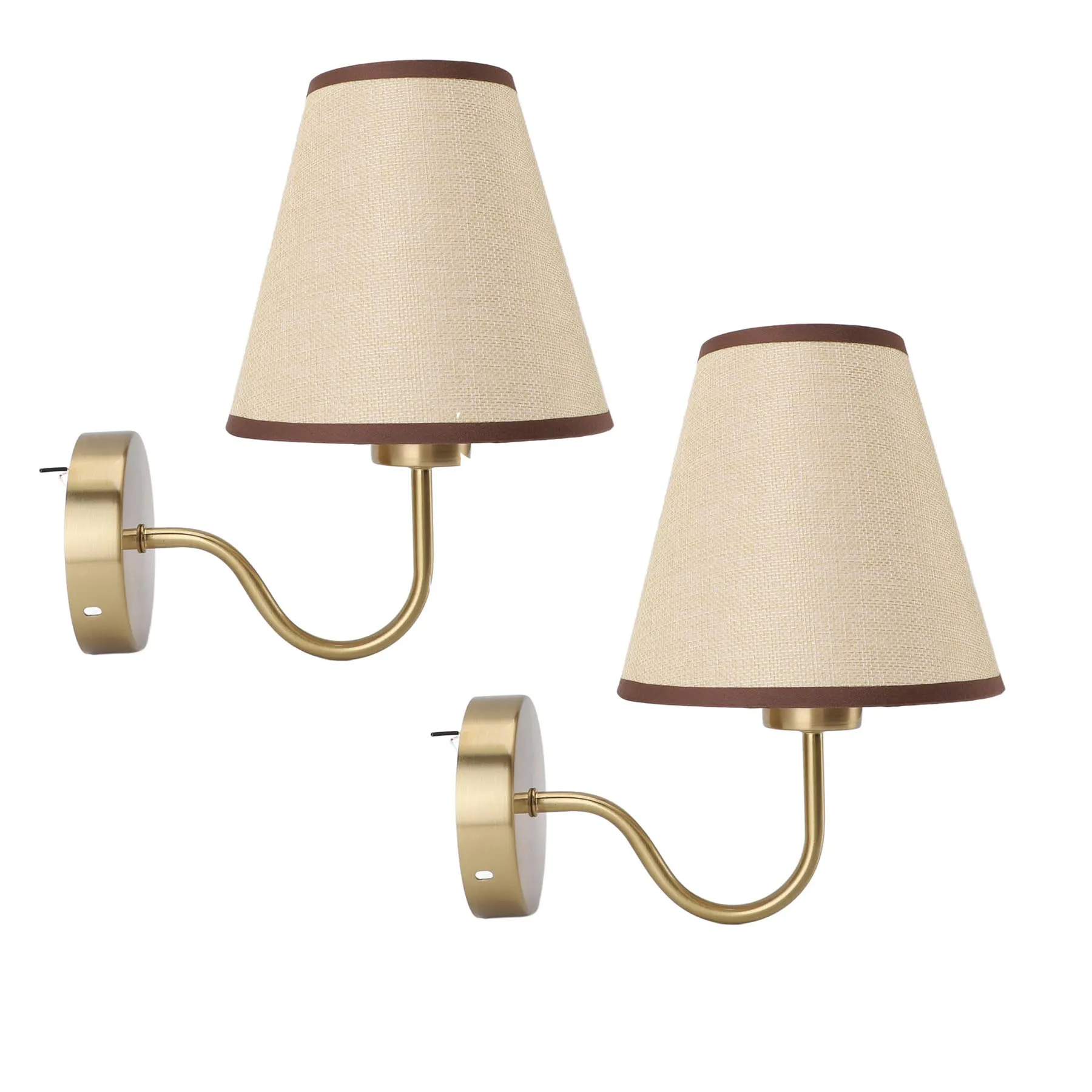 Modern LED Wall Lamp Bedroom Bedhead Living Room Hotel Interior Decoration Light American Retro E27 Fabric Wall Light 2 Pack  
Modern LED Wall Lamp Bedroom Bedhead Living Room Hotel Interior Decoration Light American Retro E27 Fabric Wall Light 2 Pack 