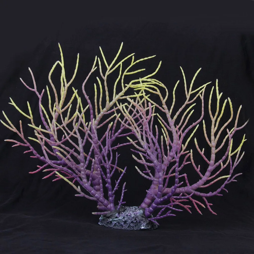 Artificial Coral Decoration 28x20cm Purple Yellow Soft Coral Tree for Fish Tank Aquarium Decor Non Toxic Safe Pets Supplies
Artificial Coral Decoration 28x20cm Purple Yellow Soft Coral Tree for Fish Tank Aquarium Decor Non Toxic Safe Pets Supplies
