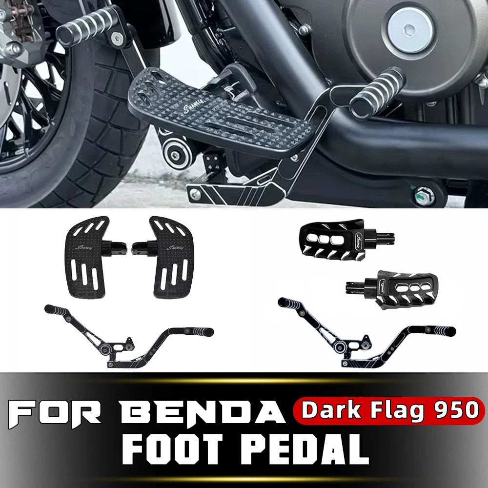 Fit BENDA Dark Flag 950 Forward & Rear Shift Lever, Retro Aluminum Alloy, Adjustable, Enlarged Footrest, No-Drill
Fit BENDA Dark Flag 950 Forward & Rear Shift Lever, Retro Aluminum Alloy, Adjustable, Enlarged Footrest, No-Drill