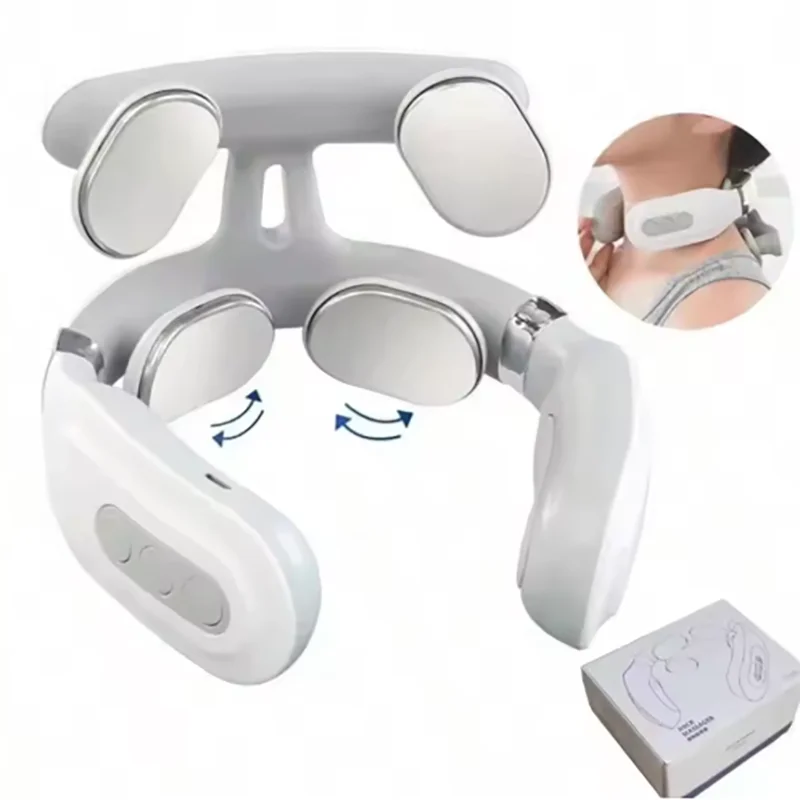 Smart 4-Head Neck Massager with Heat & Pulse Therapy, Electric Neck Pain Relief Device for Office & Travel
Smart 4-Head Neck Massager with Heat & Pulse Therapy, Electric Neck Pain Relief Device for Office & Travel