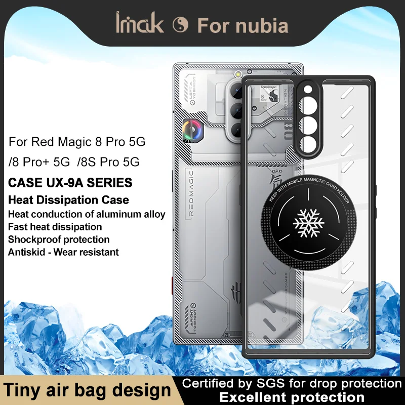 IMAK nubia Red Magic 8 Pro 5G/8 Pro+ 5G/8S Pro 5G/9 Pro 5G/9 Pro+ 5G Защитный чехол UX-9A Модель охлаждения
IMAK nubia Red Magic 8 Pro 5G/8 Pro+ 5G/8S Pro 5G/9 Pro 5G/9 Pro+ 5G Защитный чехол UX-9A Модель охлаждения