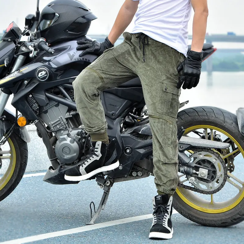 Elastic Corduroy Motorcycle Riding Pants Windproof Anti-Fall Motorbike Jeans CE Protective Equipment Motocross Casual Trousers
Elastic Corduroy Motorcycle Riding Pants Windproof Anti-Fall Motorbike Jeans CE Protective Equipment Motocross Casual Trousers