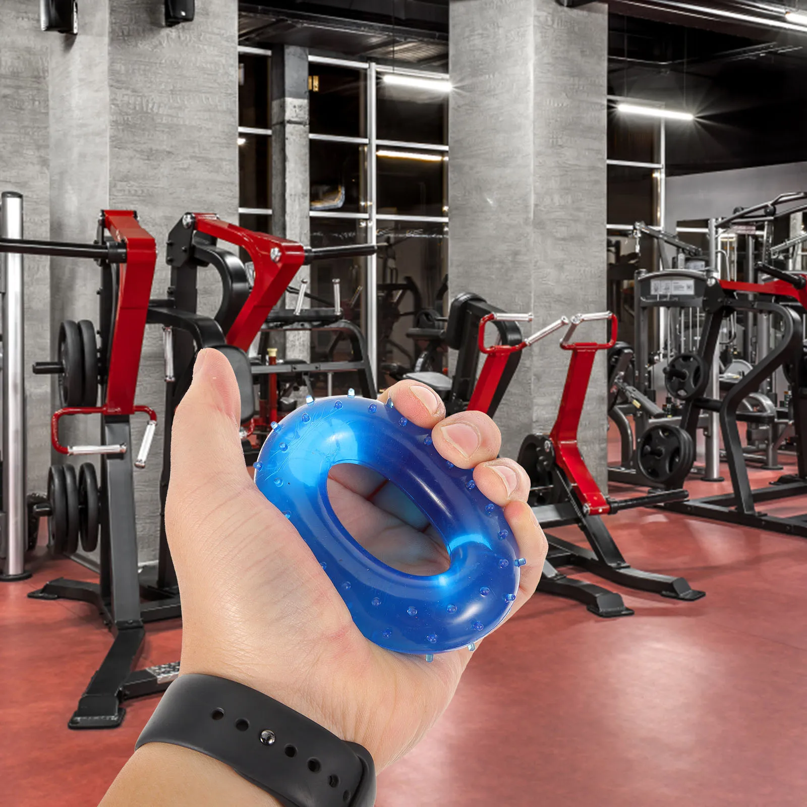 Grip Hand Exerciser Grippers for Strengthening Trainers Strengthener Rubber Finger Fitness Device
Grip Hand Exerciser Grippers for Strengthening Trainers Strengthener Rubber Finger Fitness Device