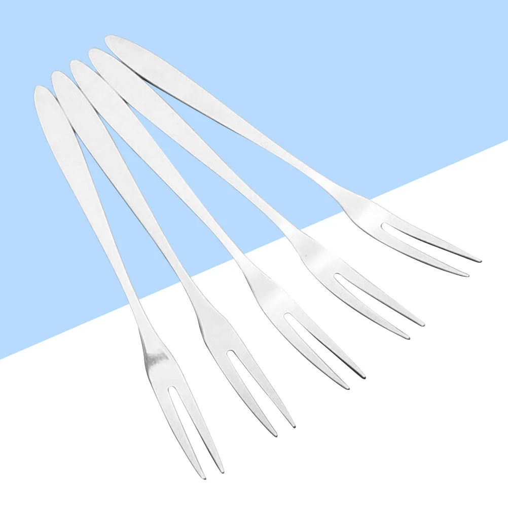 6PCS Stainless Steel Forks Stainless Steel Two Prong Forks Dessert Fruit Forks Party Tableware dinnerware set
6PCS Stainless Steel Forks Stainless Steel Two Prong Forks Dessert Fruit Forks Party Tableware dinnerware set
