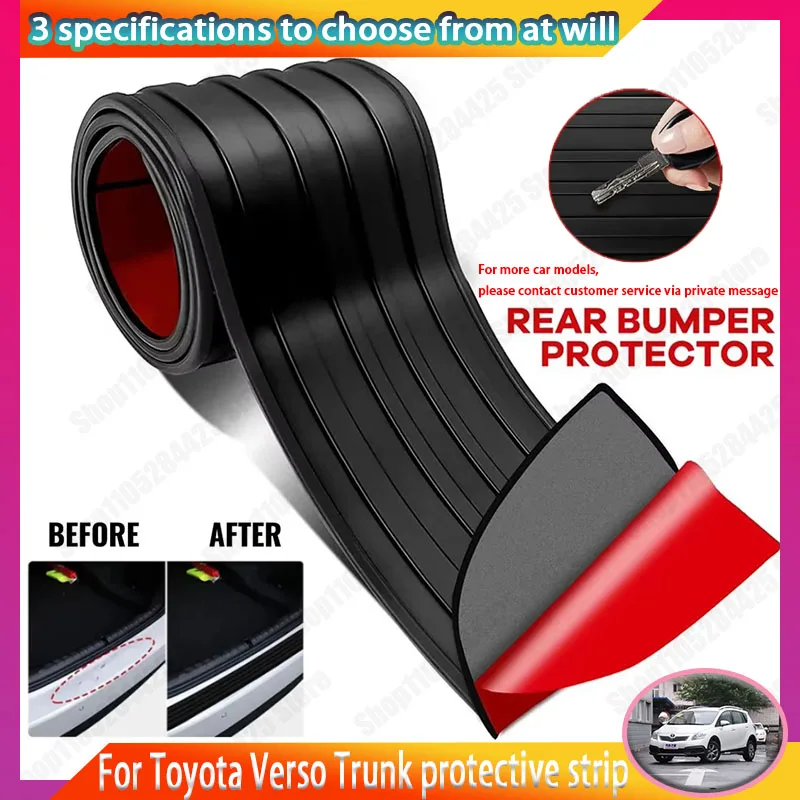 For Toyota Verso PVC Rubber Protective Strip, Car Trunk Door Sill Protection Sticker Reinforcement Decorative Sticker
For Toyota Verso PVC Rubber Protective Strip, Car Trunk Door Sill Protection Sticker Reinforcement Decorative Sticker