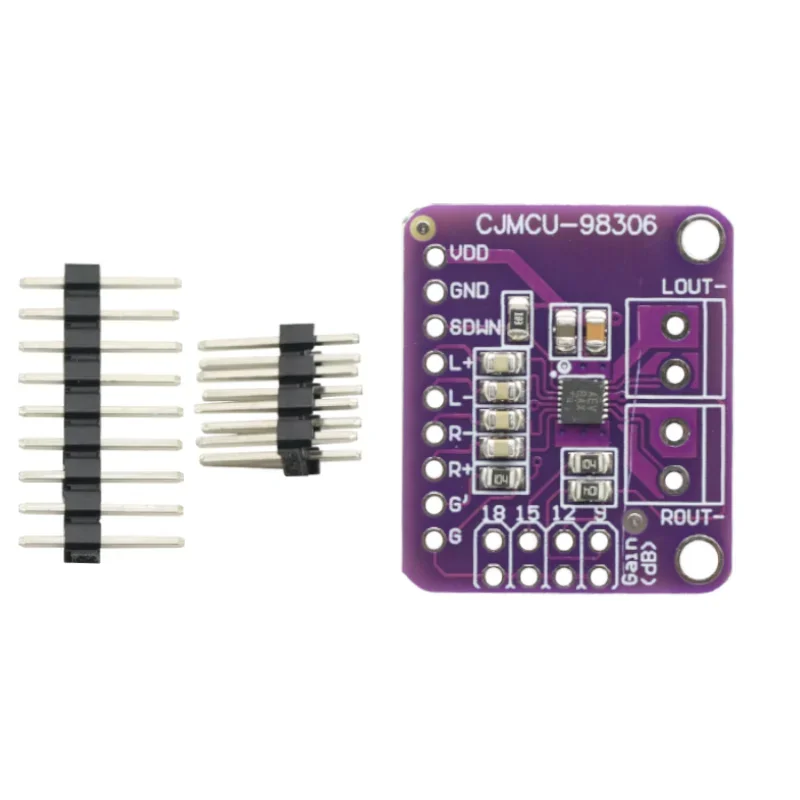 MAX98306 Sensor Stereo Class D 3.7W Amplifier Breakout Board Class AB Audio Module NEW
MAX98306 Sensor Stereo Class D 3.7W Amplifier Breakout Board Class AB Audio Module NEW