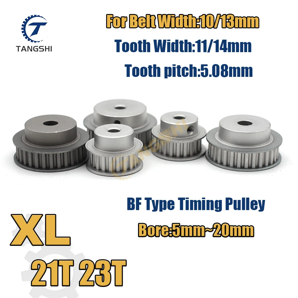 XL 21 teeth 23 teeth Synchronous Timing Pulley Bore 5mm to 20mm for Width 10/13mm Belt XL 21 Teeth 23 Teeth Timing Pulley
XL 21 teeth 23 teeth Synchronous Timing Pulley Bore 5mm to 20mm for Width 10/13mm Belt XL 21 Teeth 23 Teeth Timing Pulley