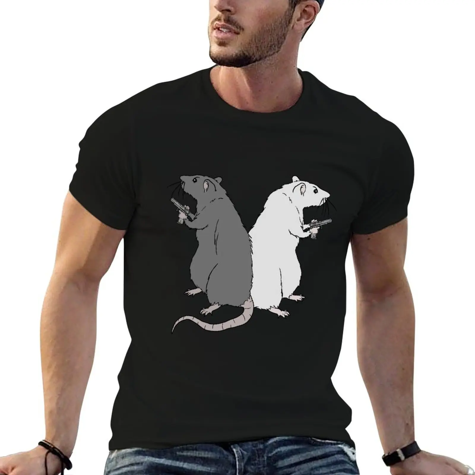 Rats with Gats T-Shirt t shirt men 100% cotton luxury brand printed t shirts for man man t shirt heavy cotton T-shirt
Rats with Gats T-Shirt t shirt men 100% cotton luxury brand printed t shirts for man man t shirt heavy cotton T-shirt