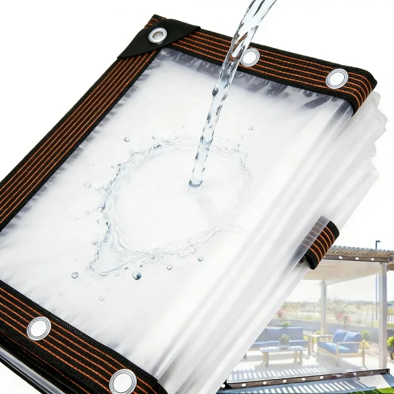 2X3m 2X4m Highly Transparent Waterproof Tarpaulin Special for Greenhouses Chicken Coop Sunshade Camping Rain Cover Designed with
2X3m 2X4m Highly Transparent Waterproof Tarpaulin Special for Greenhouses Chicken Coop Sunshade Camping Rain Cover Designed with