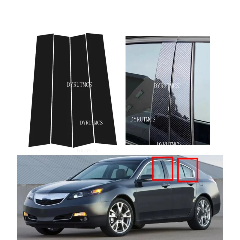 Glossy Black Pillar Post Fit For Acura TL UA8 UA9 2009-2014 2010 Silver Carbon Door Moulding Sticker Cover Window Trim
Glossy Black Pillar Post Fit For Acura TL UA8 UA9 2009-2014 2010 Silver Carbon Door Moulding Sticker Cover Window Trim