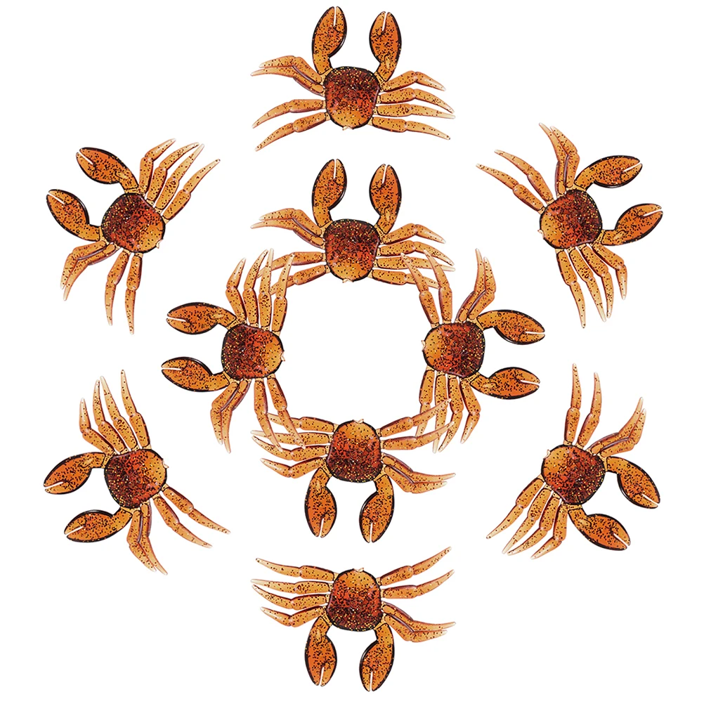 20 Pcs Lifelike Crab Baits Artificial PVC Soft 3D Fake Bait for Fresh Water Durable Reusable Portable Fishing Tools
20 Pcs Lifelike Crab Baits Artificial PVC Soft 3D Fake Bait for Fresh Water Durable Reusable Portable Fishing Tools