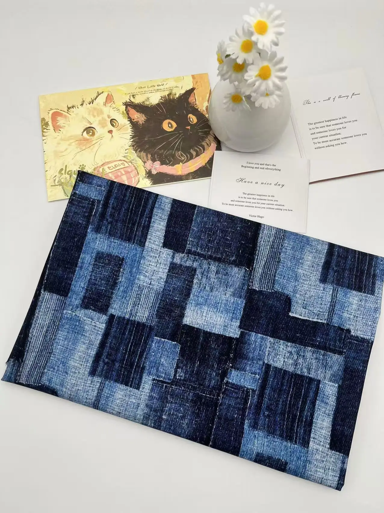 Джинсовая ткань с цифровой печатью, 100% хлопок, 20 ярдов, цена за метр, для домашнего декора, декоративная губчатая подкладка, для рукоделия
Джинсовая ткань с цифровой печатью, 100% хлопок, 20 ярдов, цена за метр, для домашнего декора, декоративная губчатая подкладка, для рукоделия