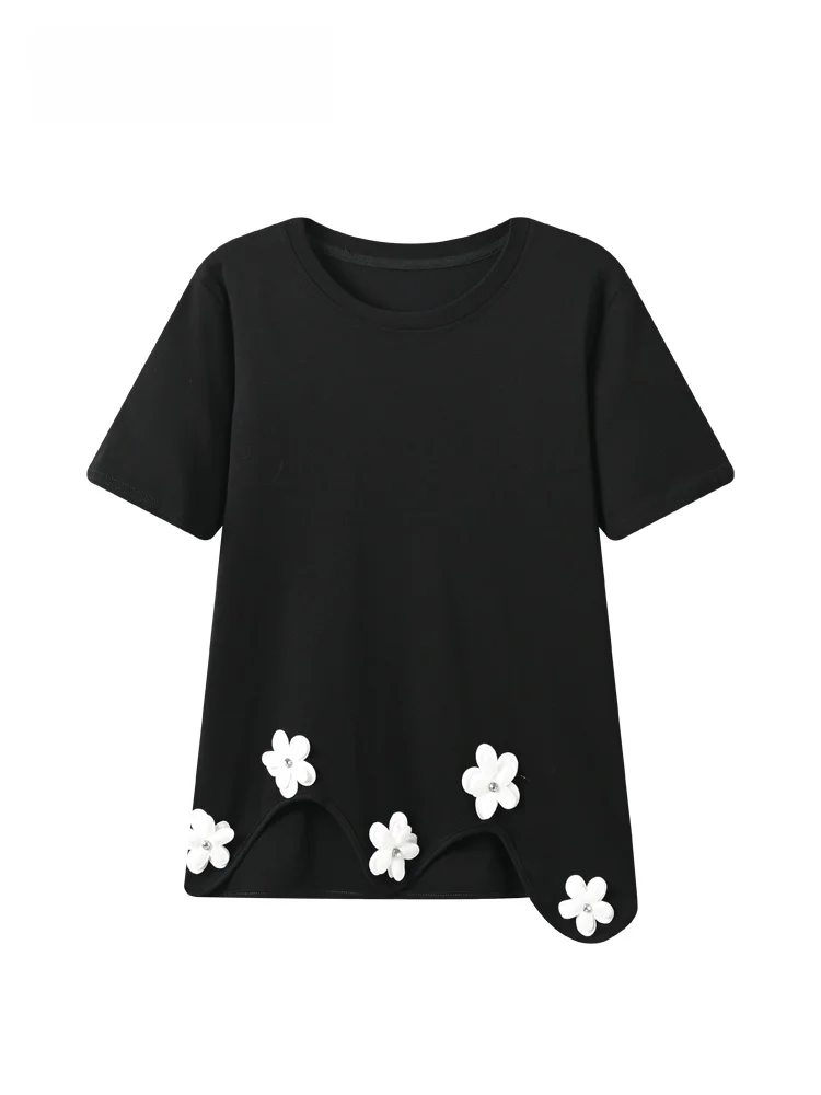 plus Size Irregular Short Sleeve T-Shirt Women Summer New Style Fashion Slimming Top Trendy Casual Knitted Loose Fit round Neck
plus Size Irregular Short Sleeve T-Shirt Women Summer New Style Fashion Slimming Top Trendy Casual Knitted Loose Fit round Neck
