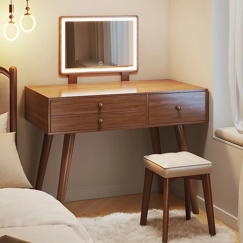 Simple and modern bedroom, new Chinese style light luxury desk, small makeup and dressing table mirror
Simple and modern bedroom, new Chinese style light luxury desk, small makeup and dressing table mirror