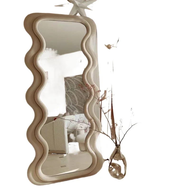 Internet celebrities ins wind wave full body mirror, girls bedroom thin full-length mirror, home floor against the wall
Internet celebrities ins wind wave full body mirror, girls bedroom thin full-length mirror, home floor against the wall