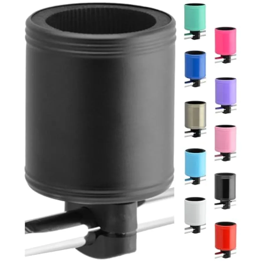 2.0 Bicycle Cup Holder - The Ultimate Bike Cup Holder for Beach Cruisers, E-Bikes, Scooters, Strollers A premium handlebar drin
2.0 Bicycle Cup Holder - The Ultimate Bike Cup Holder for Beach Cruisers, E-Bikes, Scooters, Strollers A premium handlebar drin