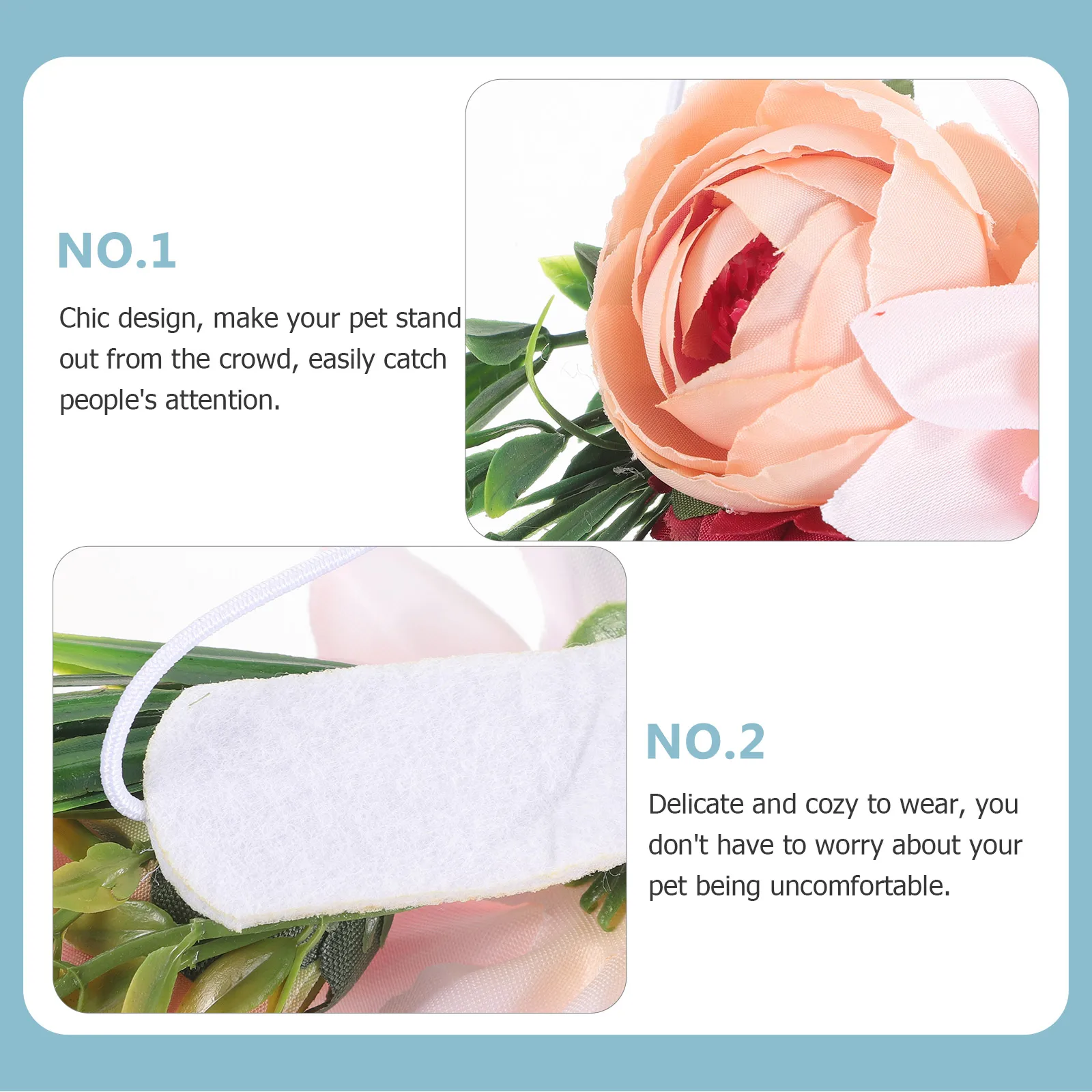 Pet Headwear For Dogs Cats Adjustable Flower Wreath Dog Dress Up Wedding Party Accessory Pet Dog Wreath
Pet Headwear For Dogs Cats Adjustable Flower Wreath Dog Dress Up Wedding Party Accessory Pet Dog Wreath