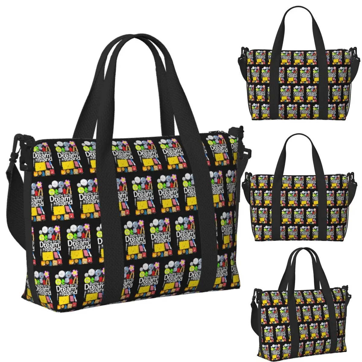 Custom BFDI Poster Black Beach Travel Bag Large Capacity Tote Bags for Gym Sport Women Shopping Duffle Shoulder Bag
Custom BFDI Poster Black Beach Travel Bag Large Capacity Tote Bags for Gym Sport Women Shopping Duffle Shoulder Bag