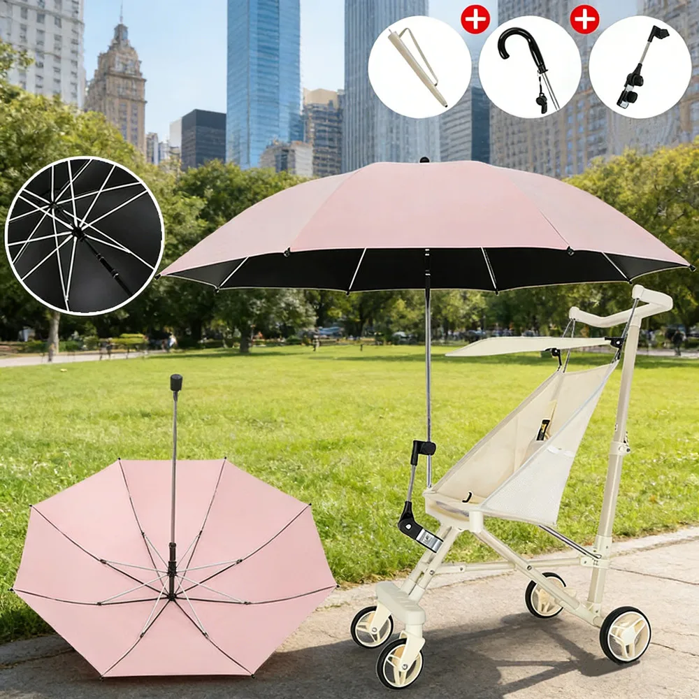 baby Stroller Folding Umbrella UV Sun Rain Protection Parasol 360 Degrees Adjustable Universal Stroller Sunshade Canopy CoverBab
baby Stroller Folding Umbrella UV Sun Rain Protection Parasol 360 Degrees Adjustable Universal Stroller Sunshade Canopy CoverBab