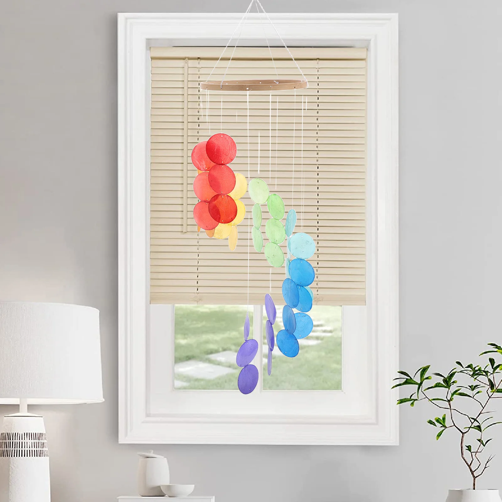 Natural Shell Wind Chimes Hanging Ornament Creative Wind Bell Decor for Living Room Bedroom Patio Balcony Relaxing Sound
Natural Shell Wind Chimes Hanging Ornament Creative Wind Bell Decor for Living Room Bedroom Patio Balcony Relaxing Sound